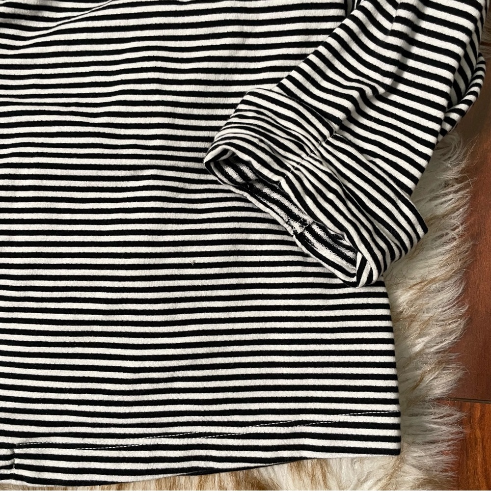 Talbots Striped Soft Structure Open Blazer - image 6